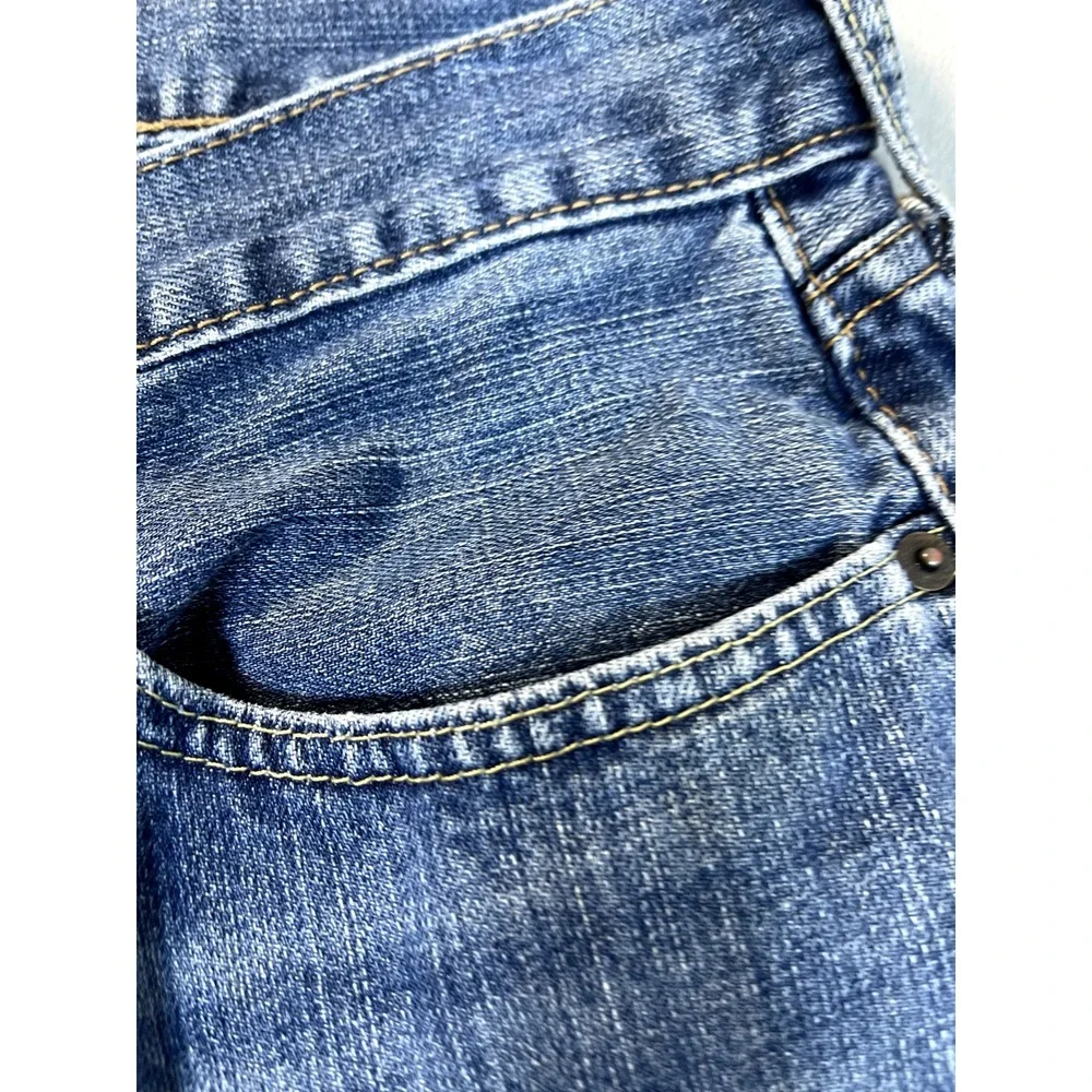 Levi's 559 Shorts 32x24‎ Relaxed Cut Off Long Jeans Shorts Blue. Mens Straight